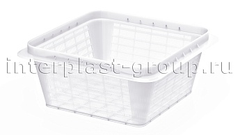 Контейнер сетчатый для куботейнера для меда и икры белый в Альметьевске Контейнер сетчатый для куботейнера для меда и икры белый в Альметьевске