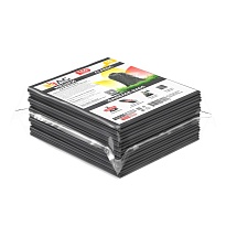 Мешки для мусора 160 л, серые, в пачке 10 шт., ПВД, 40 мкм, 900х1100 мм, i-Bag в Альметьевске