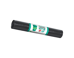 Мешки для мусора 160 л, черные, в рулоне 10 шт., ПВД, 25 мкм, 1100х800 мм, GRIFON, 101-031 в Альметьевске