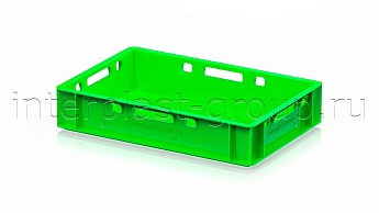 Ящик для мяса и колбасных изделий Е-1 светло-зеленый в Альметьевске Ящик для мяса и колбасных изделий Е-1 светло-зеленый в Альметьевске
