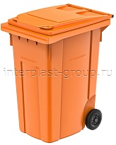 Мусорный контейнер 360 л оранжевый 360 оранжевый в Альметьевске