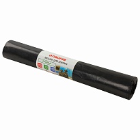 Мешки для мусора 240 л, черные, в рулоне 10 шт., ПВД 50 мкм, 1400х900 мм, LAIMA, 605337 в Альметьевске
