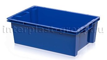 Ящик универсальный для овощей, фруктов и хлеба сплошной синий в Альметьевске