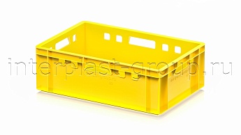 Ящик для мяса и колбасных изделий Е-2 желтый в Альметьевске