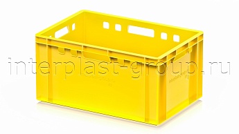 Ящик для мяса и колбасных изделий Е-3 желтый в Альметьевске